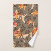 オランファンシーダ金魚 バスタオルセット (ハンドタオル)