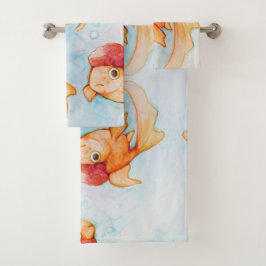 オランファンシーダ金魚 バスタオルセット