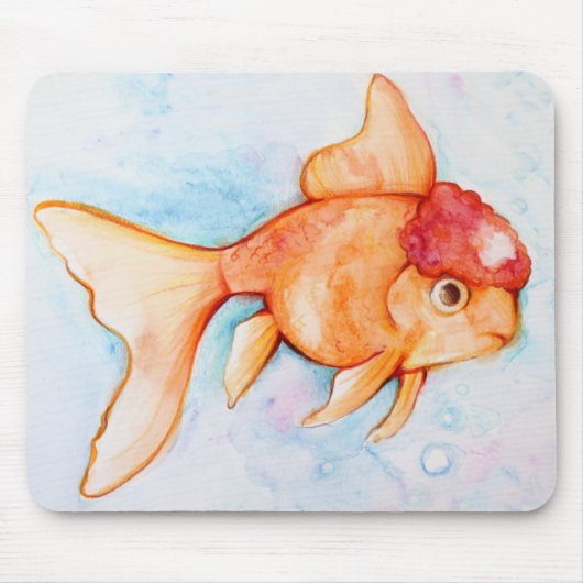 オランファンシーダ金魚 マウスパッド (正面)