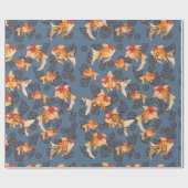 オランファンシーダ金魚 ラッピングペーパー (フラット)