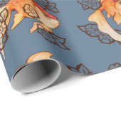 オランファンシーダ金魚 ラッピングペーパー (ロールコーナー)