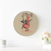 オラン救ングタン ラージ壁時計 (ホーム)