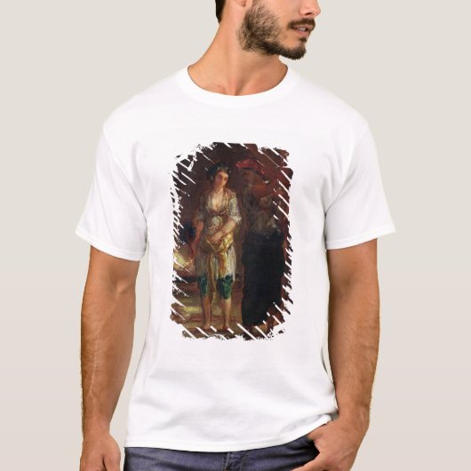 オラン、c.1847のハーレムのインテリア tシャツ (正面)