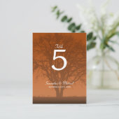 オラ素朴シのテ結婚ーブル番号 ポストカード (スタンド正面)