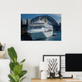 オリアナの初航海の旅客船、ハルボ ポスター (ホームオフィス)