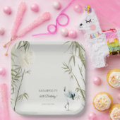 オリエエレガントンタブクレーンバースデーパーティー ペーパープレート (パーティー)