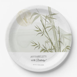 オリエエレガントンタブクレーンバースデーパーティー ペーパープレート