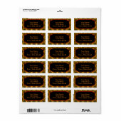 オリエエレガントントデザイン住所 シール (フルシート)