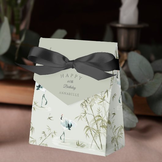 オリエエレガントントバンブークレーン60歳の誕生日 フェイバーボックス