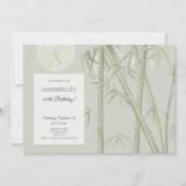 オリエエレガントントバンブー60th誕生日パーティー 招待状 (正面)