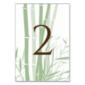 オリエエレガントントバンブ結婚ーズ テーブルナンバー (裏面)