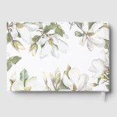 オリエエレガントントホワイトマグノリア結婚ズ ゲストブック (裏面)