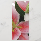 オリエエレガントントリリー結婚ズ メニュー (裏面)