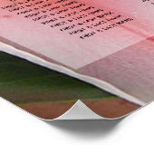 オリエエレガントンユリ結婚ーの座席表 ポスター (角)