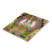 オリエカッコいいントチベットタンカウスニサシタパトラ タイル (側面)