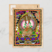 オリエカッコいいントチベットタンカウスニサシタパトラ ポストカード (正面/裏面)