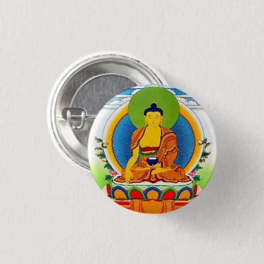 オリエカッコいいントチベットタンカタトゥオカアクソバヒア 缶バッジ (正面&裏面)