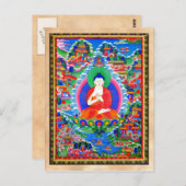 オリエカッコいいントチベットタンカタトゥーマハヴァイロカナ ポストカード (正面/裏面)