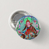 オリエカッコいいントチベットタンカパドマサンバヴァ 缶バッジ (正面&裏面)