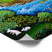 オリエカッコいいントチベットタンカプラフタラトナブッダ ポスター (角)