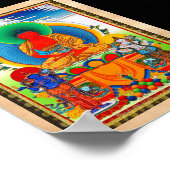 オリエカッコいいントチベットタンカ三セ専攻のインツ ポスター (角)