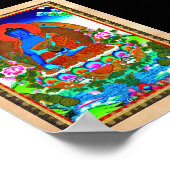 オリエカッコいいントチベットタンカBhaisjaguru tattoo ポスター (角)