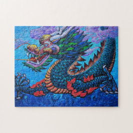 オリエクールカラフル龍油絵画芸術 ジグソーパズル