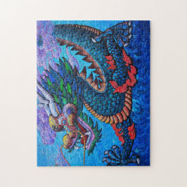 オリエクールカラフル龍油絵画芸術 ジグソーパズル