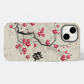 オリエクールントスタイル桜さくらんぼブロッサムアート Case-Mate iPhoneケース (裏面 (横))