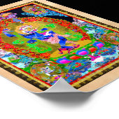 オリエクールントチベットタンカシムバカトラダキニ ポスター (角)