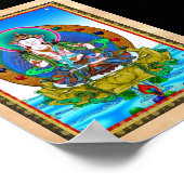 オリエクールントチベットタンカヴァジュラサタトゥーオ ポスター (角)