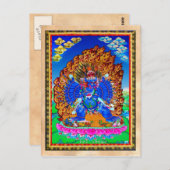 オリエクールントチベットタンカ山高タトゥー ポストカード (正面/裏面)