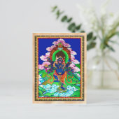 オリエクールントチベットタンカUcchusma tattoo ポストカード (スタンド正面)