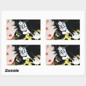 オリエクールント戸隠日本の刺青 長方形シール (シート)