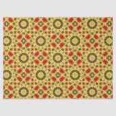 オリエスタイリッシュンカラフルモザイク幾何学模様 薄葉紙 (正面)