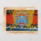 オリエンカッコいいタルタンカデモンタトゥーアート ポストカード (正面/裏面)