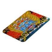 オリエンカッコいいタルタンカデモンタトゥーアート マグネット (左側)