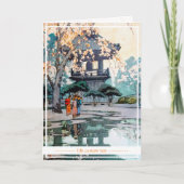 オリエンクールタルヒロシ日本のダ神社アート カード (正面)