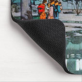 オリエンクールタルヒロシ日本のダ神社アート マウスパッド (コーナー)