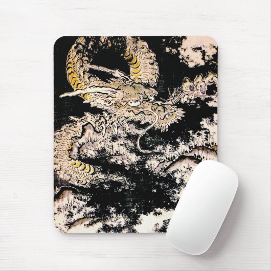 オリエンクールタル伝説の古中国の代竜の墨 マウスパッド (マウス)