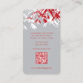 オリエンタルアジアンバ葉ンブーツリーモダンゼンスパ 名刺 (裏面)