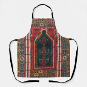 オリエンタルアンティークキリムラグ エプロン (正面)