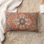 オリエンタルアンティークデザイン ランバークッション (ブランケット)