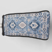 オリエンタルアンティークブルークリムラグ ゴルフヘッドカバー (正面)