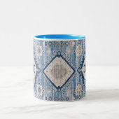 オリエンタルアンティークブルークリムラグ ツートーンマグカップ (中央)