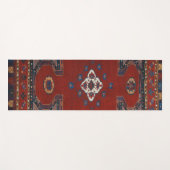 オリエンタルアンティークペルシアターキッシュカーペット ヨガマット (正面(横))