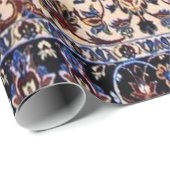 オリエンタルアンティークペルシアターキッシュブルーラグ ラッピングペーパー (ロールコーナー)