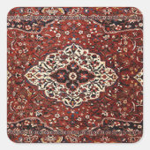 オリエンタルアンティークペルシャトルコ絨毯 スクエアシール (正面)