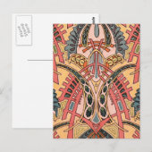 オリエンタルアールヌーボー ポストカード (正面/裏面)