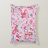 オリエンタルア日本のントアクセントフローラソフトカラーズピンク–3 アクセントクッション (正面(垂直))